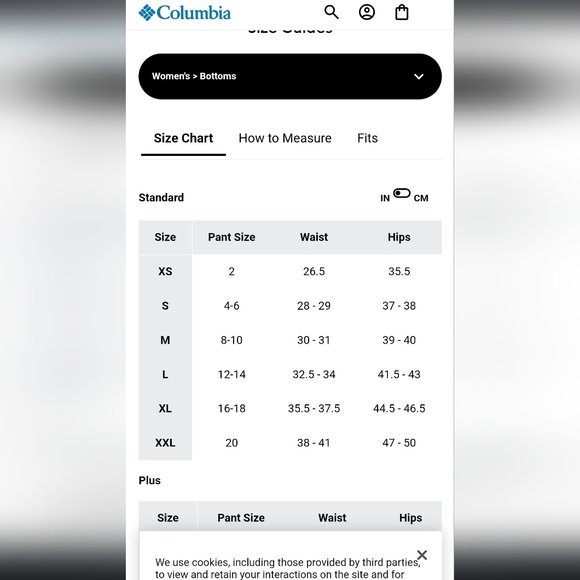 Columbia Omni-Shield Cropped Black Pants w/ Zipper Pockets Small - Picture 9 of 10